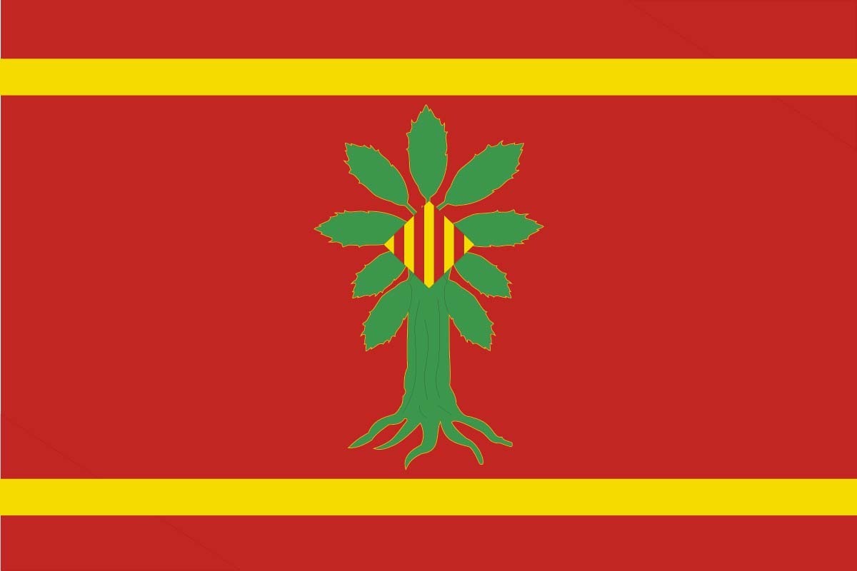 Bandera de mesa de Vistabella