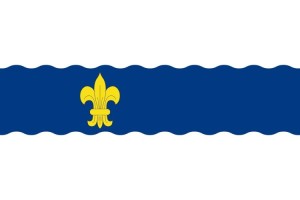 Bandera de mesa de Aguaviva Bandera de mesa de Aguaviva