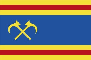 Bandera de mesa de Hoz de la Vieja