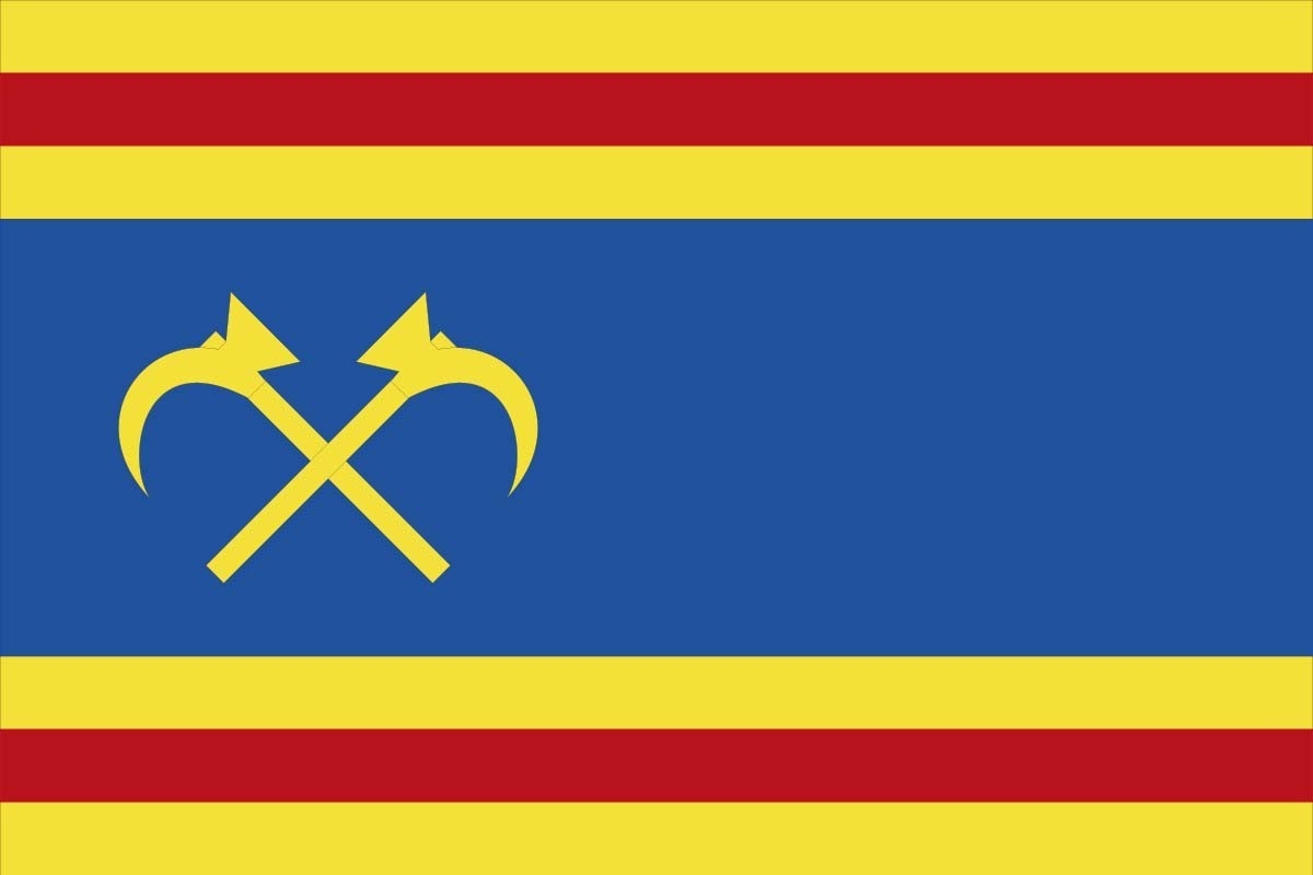 Bandera de mesa de Hoz de la Vieja