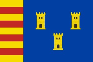 Bandera de mesa de Villarquemado