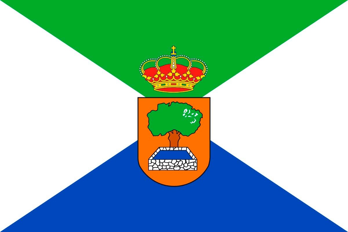 Bandera de mesa de Alberca de Záncara Bandera de mesa de Alberca de Záncara