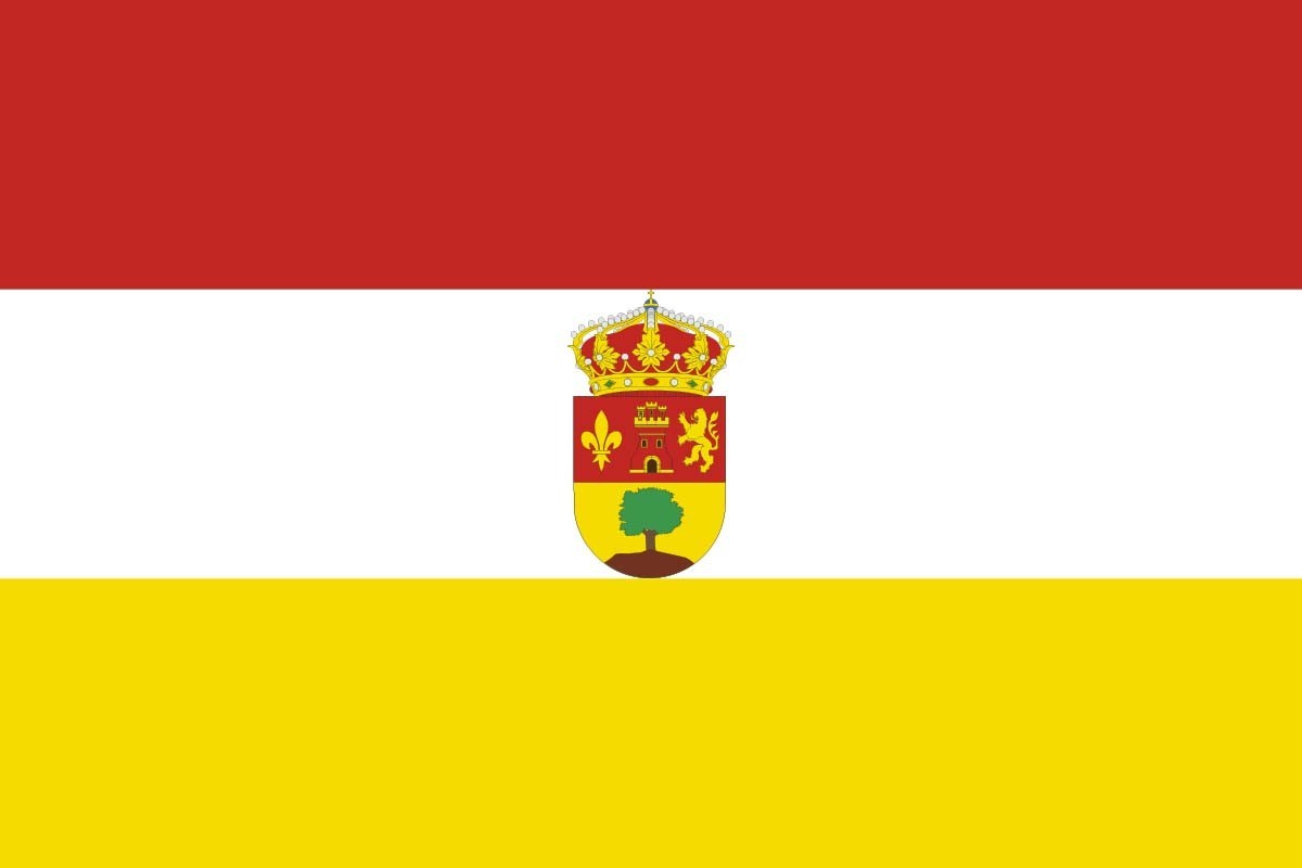 Bandera de mesa de Campos del Paraíso