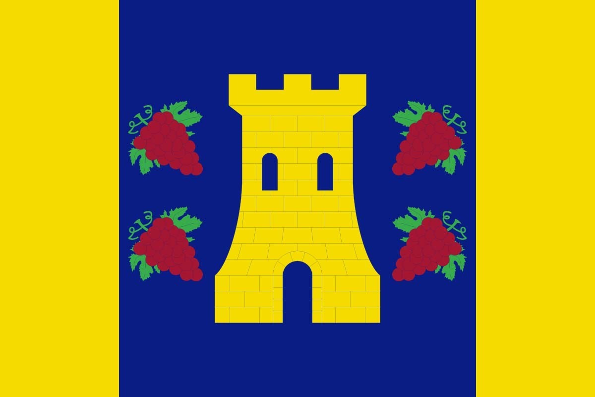 Bandera de mesa de Castillejo de Iniesta Bandera de mesa de Castillejo de Iniesta