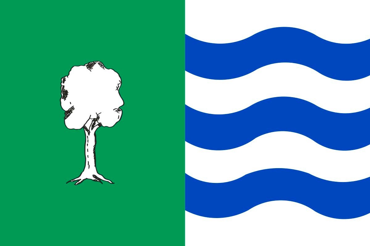 Bandera de mesa de Olmedilla de Alarcón