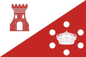 Bandera de mesa de Torrejoncillo del Rey