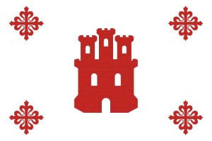 Bandera de mesa de Aldea del Rey