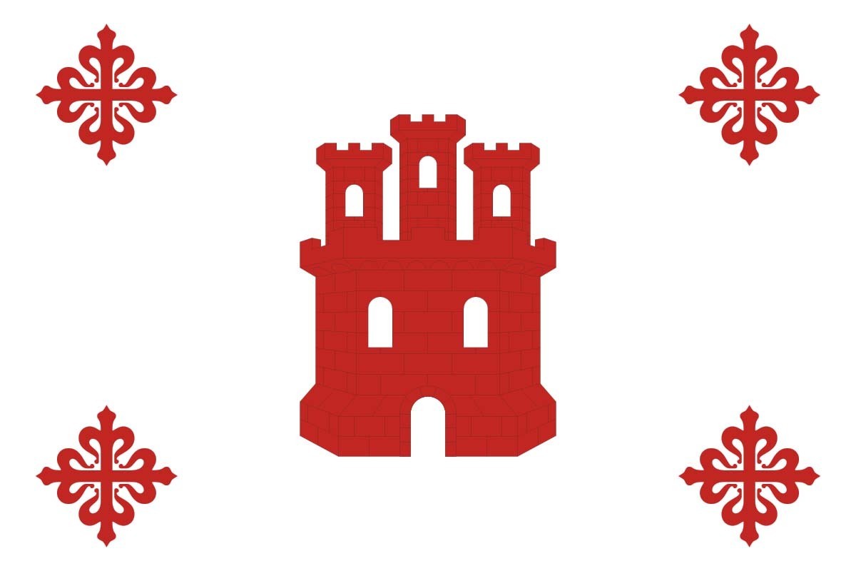 Bandera de mesa de Aldea del Rey