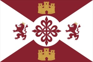 Bandera de mesa de Argamasilla de Calatrava