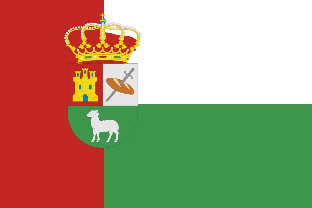 Bandera de mesa de Bolaños de Calatrava