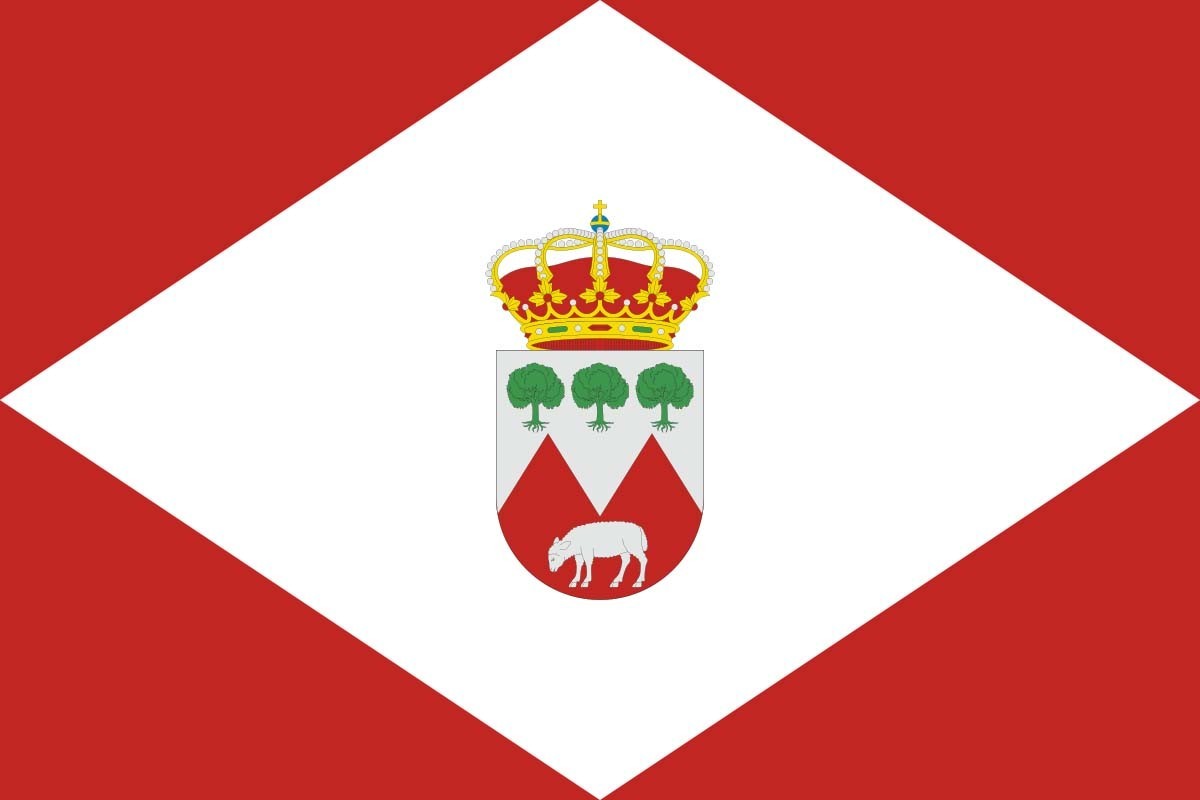 Bandera de mesa de Cabezarrubias del Puerto