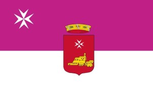 Bandera de mesa de Villarta de San Juan