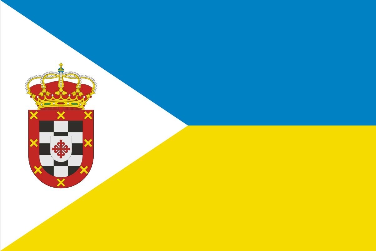 Bandera de mesa de Viso del Marqués