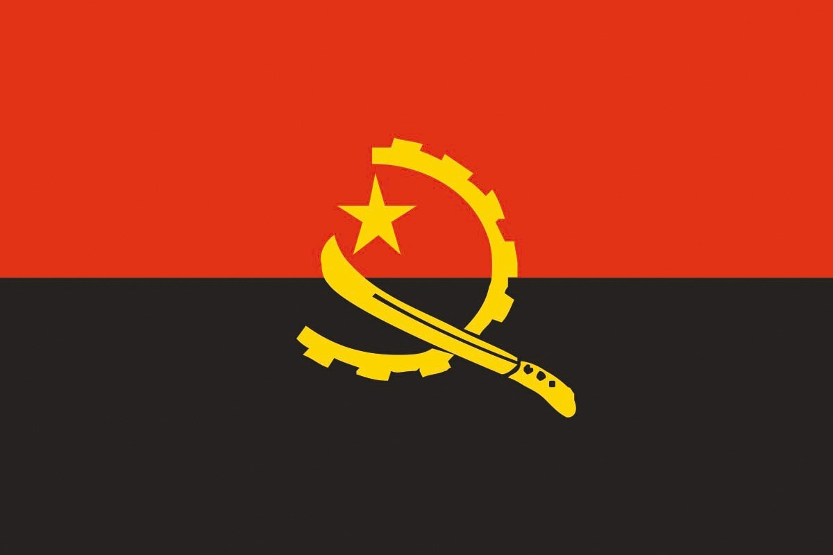 Bandera de Angola de alta calidad para exterior Bandera de Angola de alta calidad para exterior