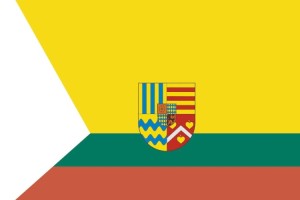 Bandera de Orísoain de alta calidad para exterior 123