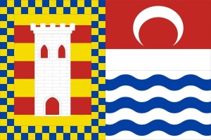 Bandera de mesa de Torre de Esteban Hambrán Bandera de mesa de Torre de Esteban Hambrán