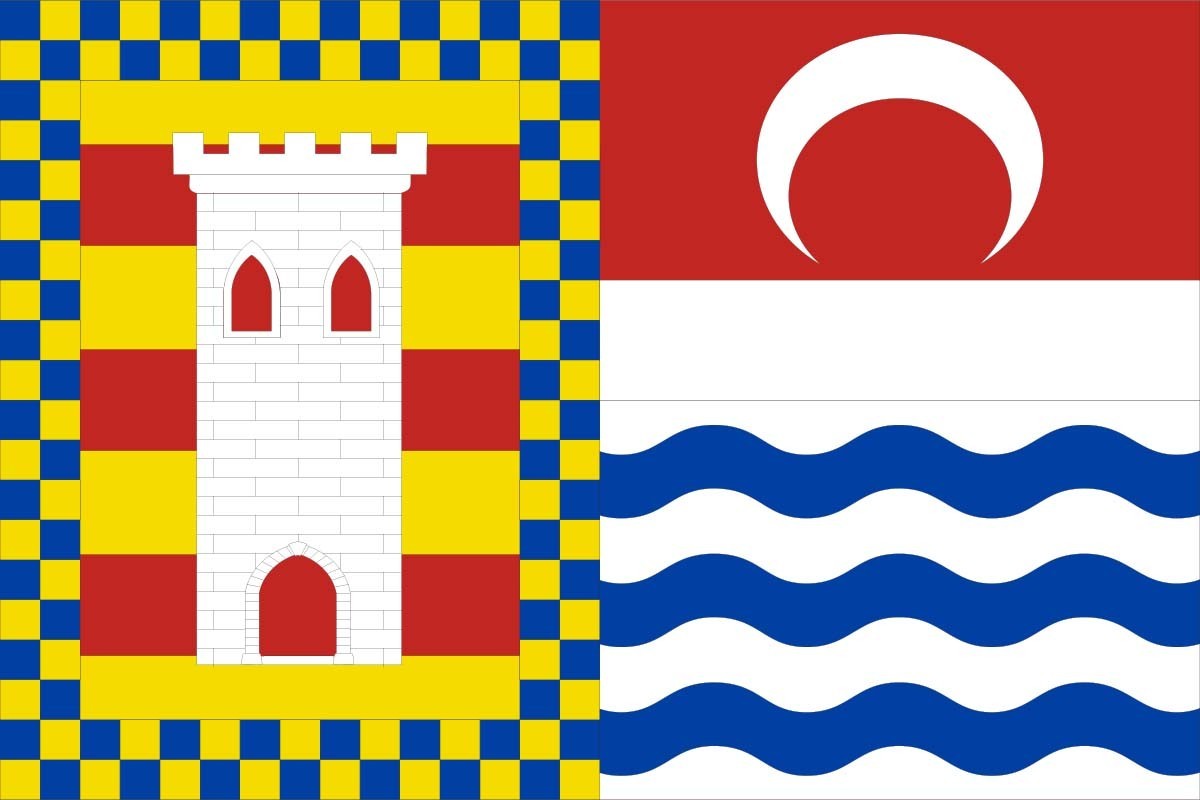 Bandera de mesa de Torre de Esteban Hambrán Bandera de mesa de Torre de Esteban Hambrán