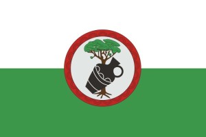 Bandera de mesa de Quintana Redonda Bandera de mesa de Quintana Redonda