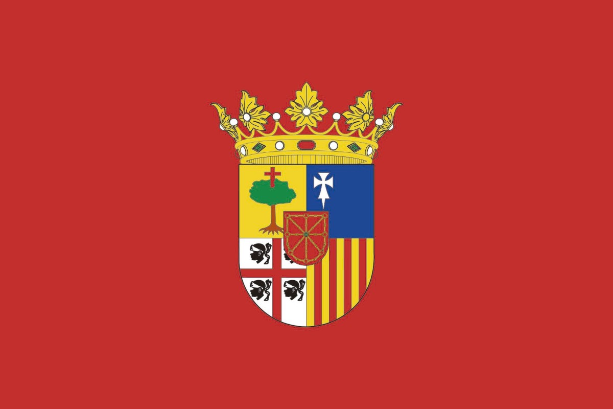 Bandera de Petilla de Aragón de alta calidad para exterior Bandera de Petilla de Aragón de alta calidad para exterior