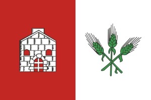 Bandera de mesa de Aldeaseca Bandera de mesa de Aldeaseca