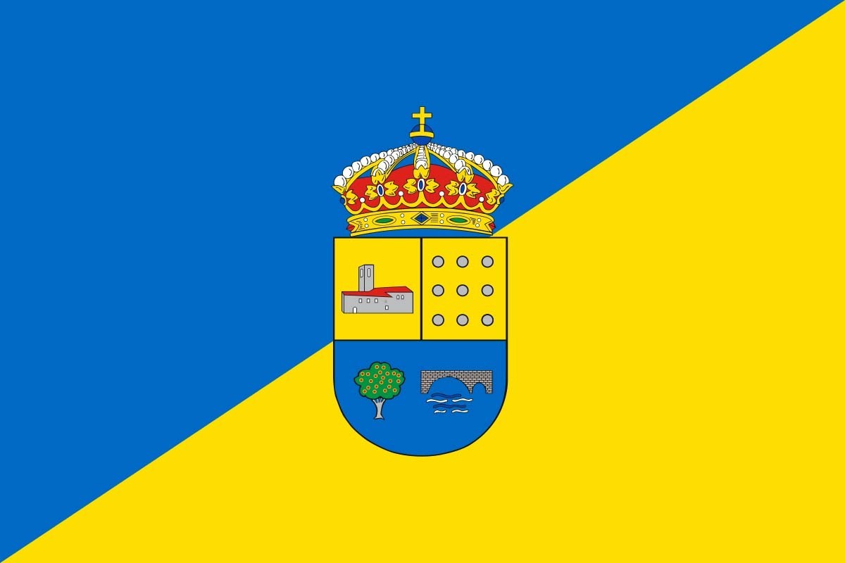 Bandera de mesa de Burgohondo