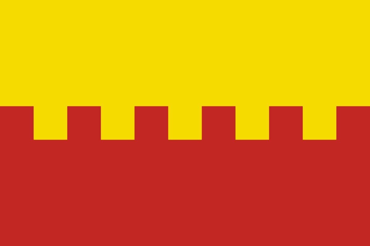 Bandera de mesa de Narros de Saldueña Bandera de mesa de Narros de Saldueña