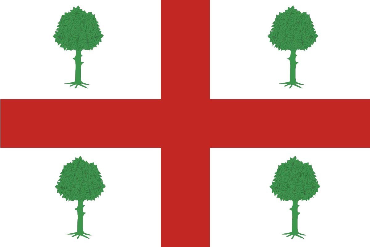 Bandera de mesa de Navalacruz