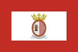 Bandera de Sangüesa de alta calidad para exterior 123