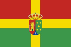 Bandera de mesa de Alfoz de Quintanadueñas