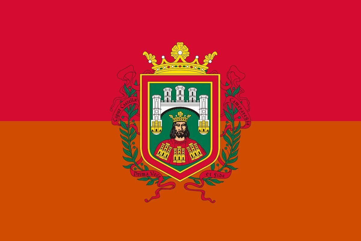 Bandera de mesa de Burgos