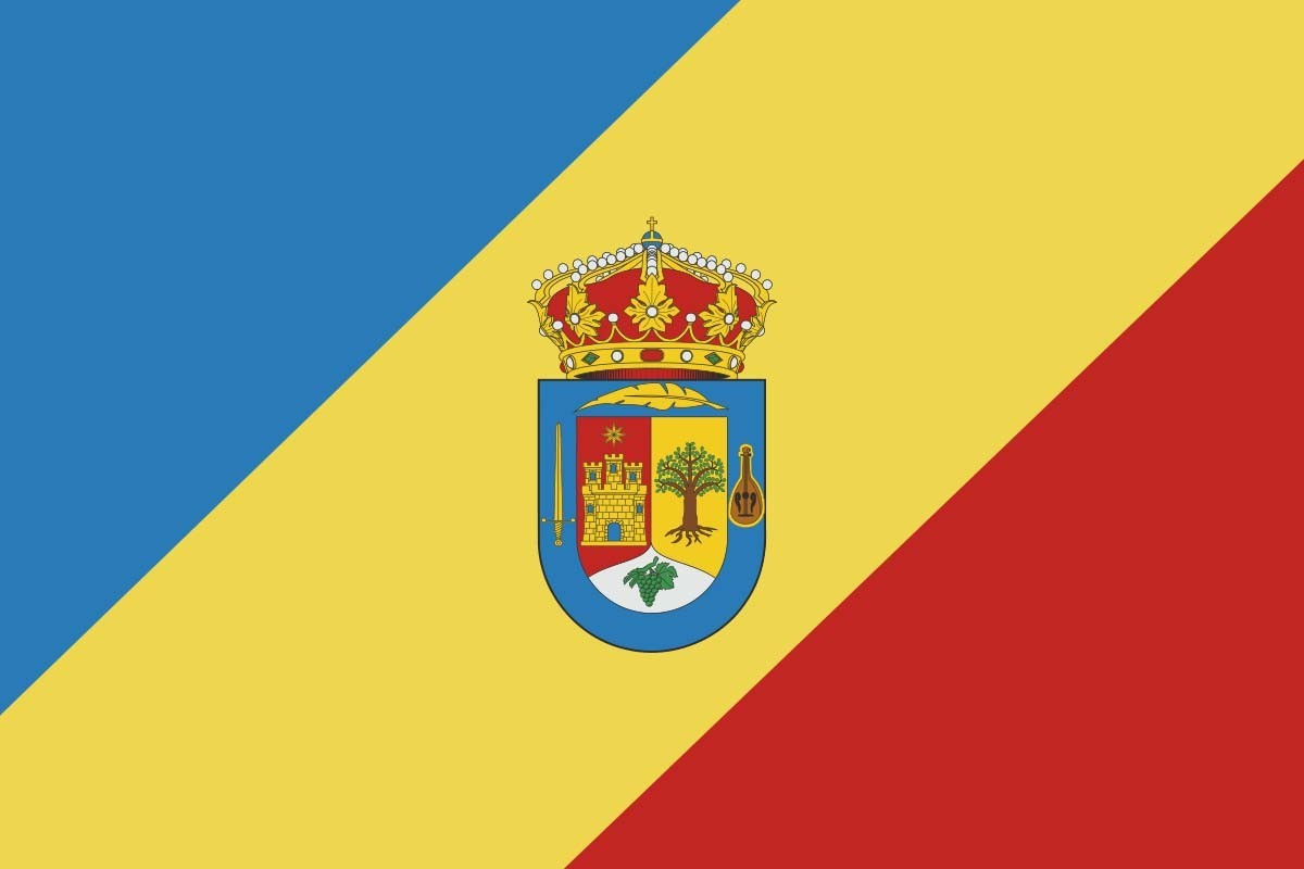 Bandera de mesa de Modúbar de la Emparedada Bandera de mesa de Modúbar de la Emparedada