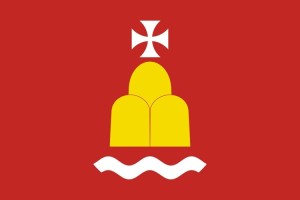 Bandera de mesa de Villafranca Montes de Oca