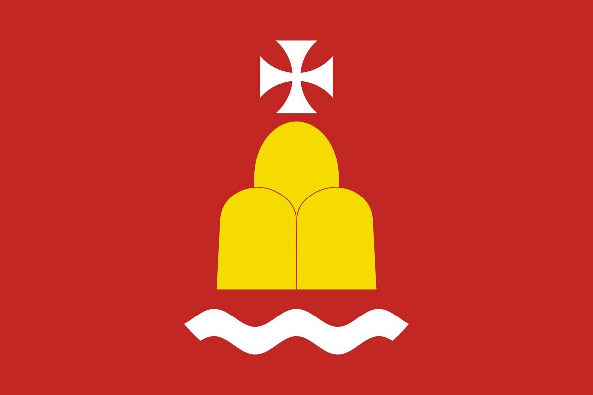 Bandera de mesa de Villafranca Montes de Oca