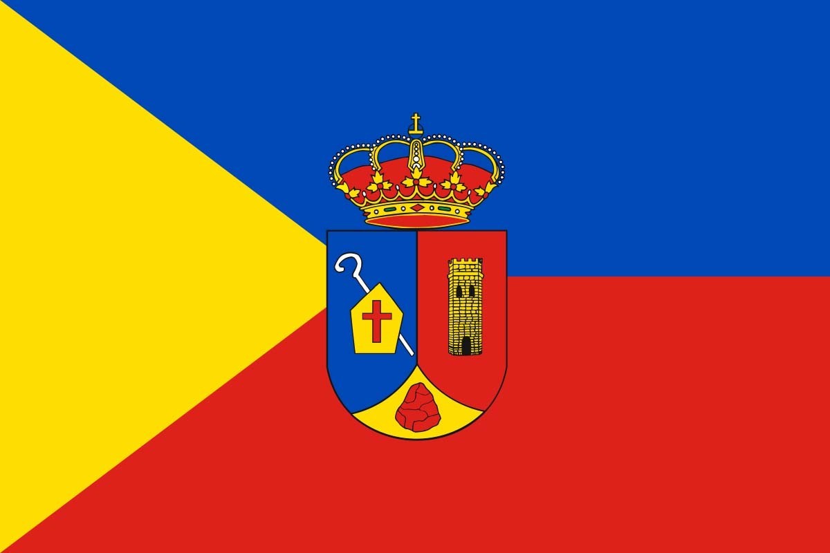 Bandera de mesa de Villagonzalo Pedernales