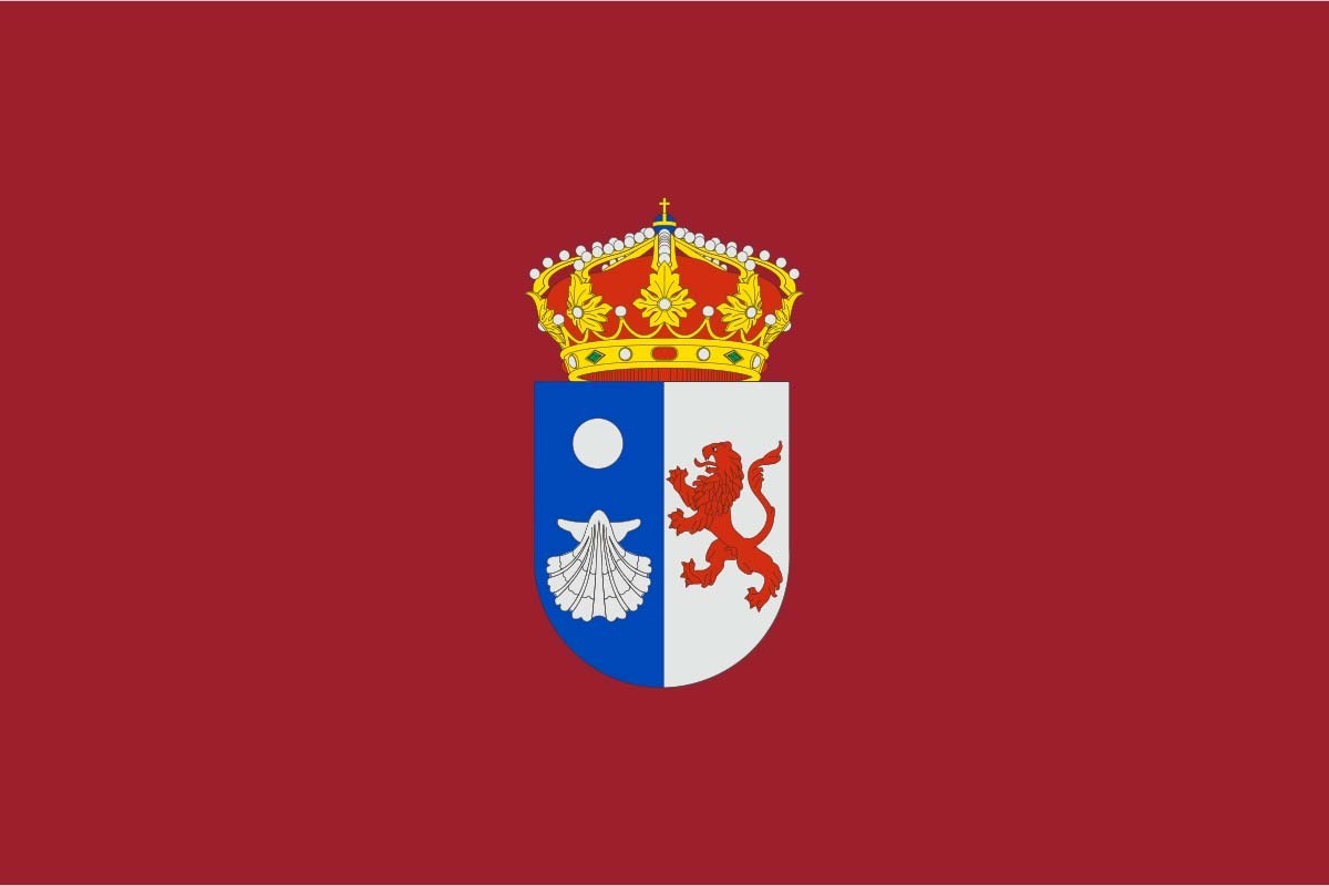 Bandera de mesa de Cacabelos