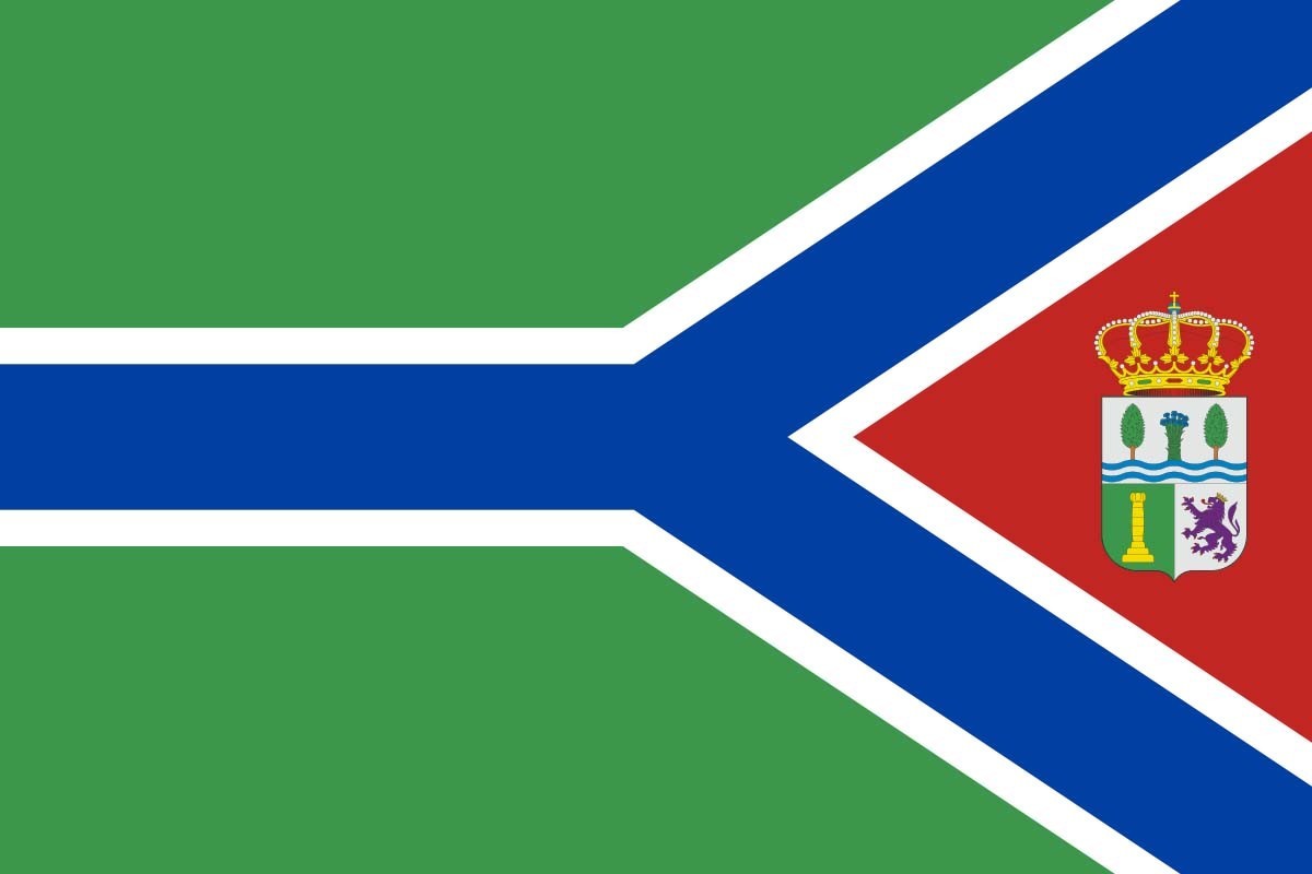 Bandera de mesa de Regueras de Arriba