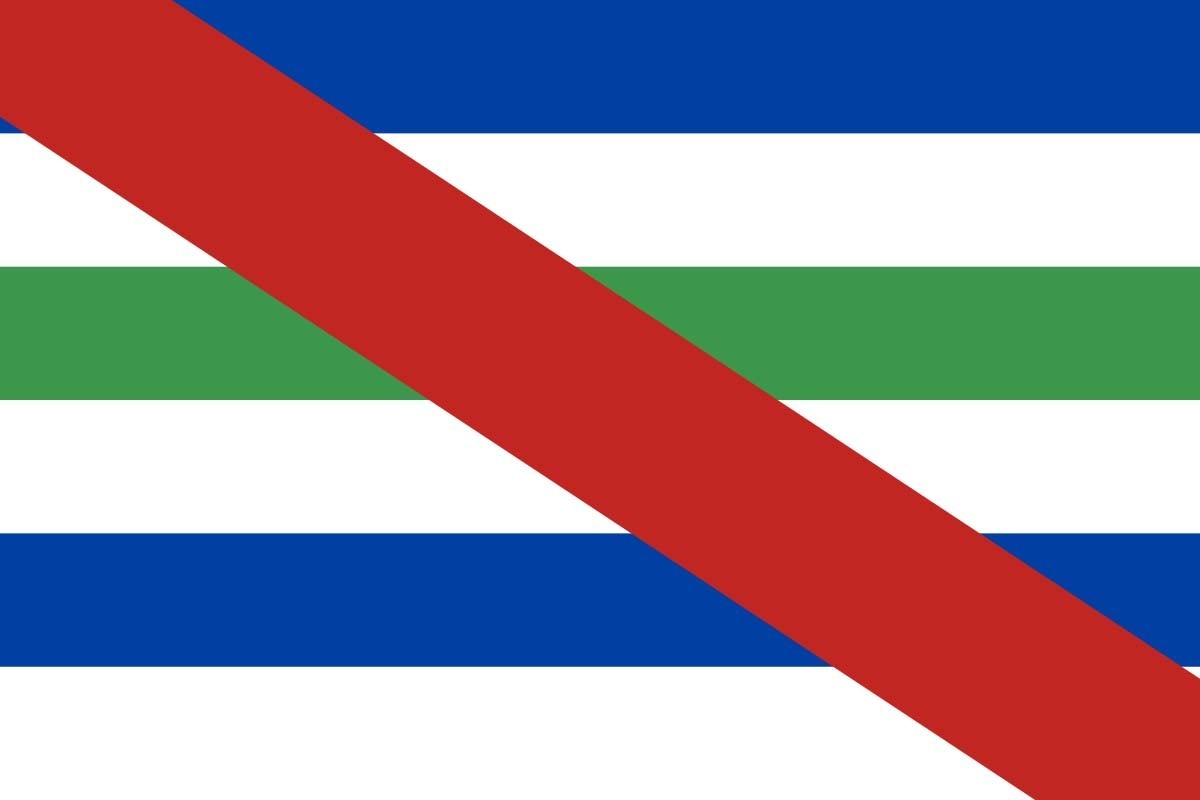 Bandera de mesa de Riego de la Vega Bandera de mesa de Riego de la Vega