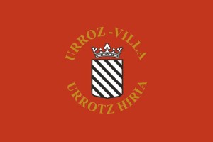 Bandera de Urroz de alta calidad para exterior 123