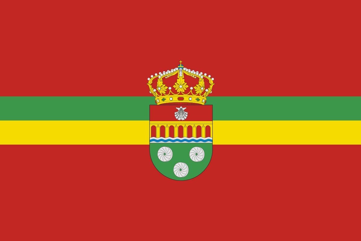 Bandera de mesa de Calzada de los Molinos Bandera de mesa de Calzada de los Molinos