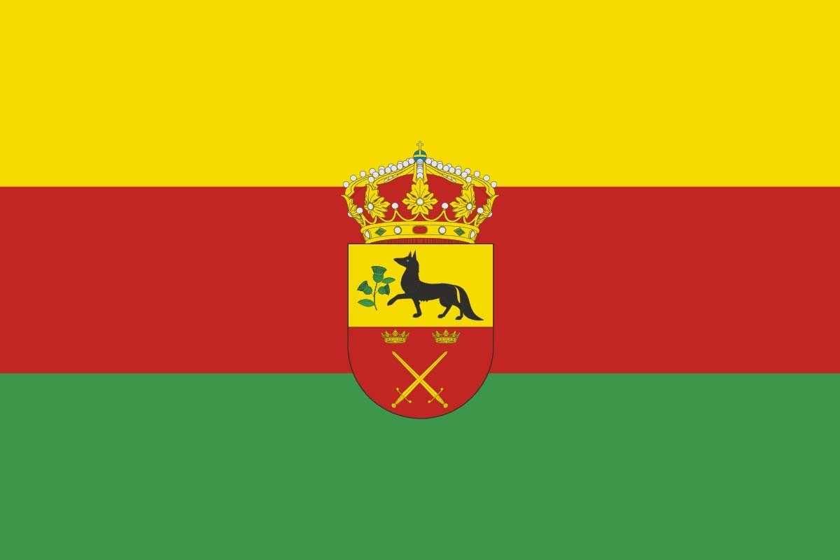 Bandera de mesa de Cardeñosa de Volpejera Bandera de mesa de Cardeñosa de Volpejera