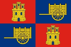 Bandera de mesa de Carrión de los Condes Bandera de mesa de Carrión de los Condes