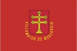 Bandera de Villamayor de Monjardín de alta calidad para exterior 123