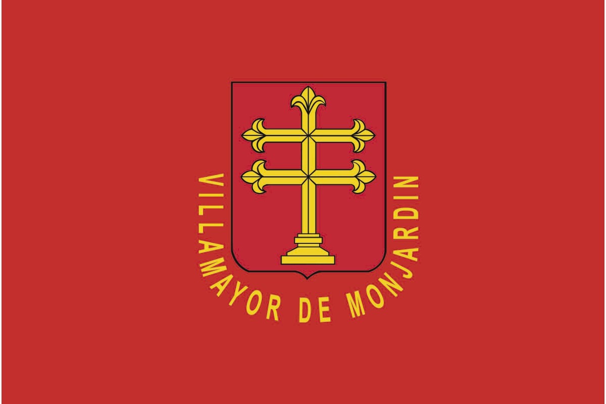 Bandera de Villamayor de Monjardín de alta calidad para exterior Bandera de Villamayor de Monjardín de alta calidad para exterior