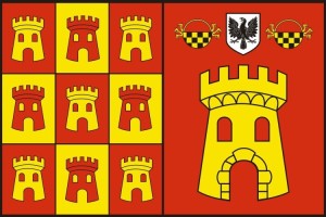 Bandera de mesa de Piña de Campos