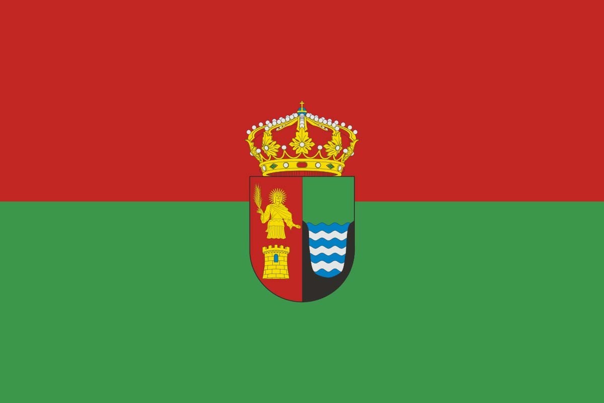 Bandera de mesa de Santervás de la Vega