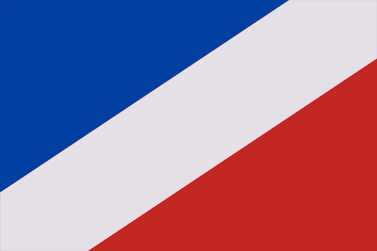 Bandera de mesa de Aldeanueva de la Sierra Bandera de mesa de Aldeanueva de la Sierra