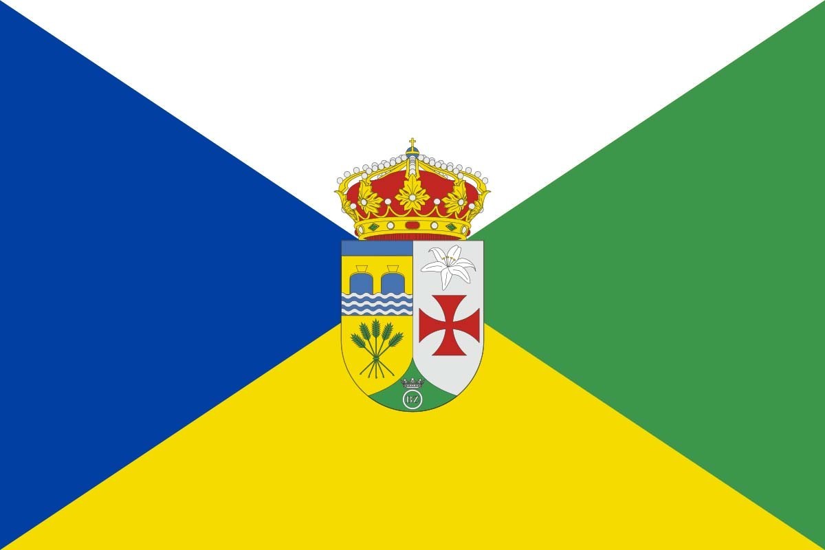 Bandera de mesa de Bañobárez