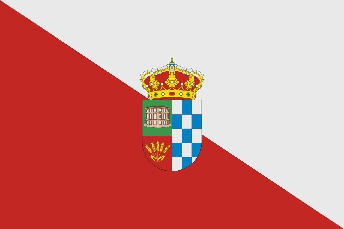 Bandera de mesa de Coca de Alba