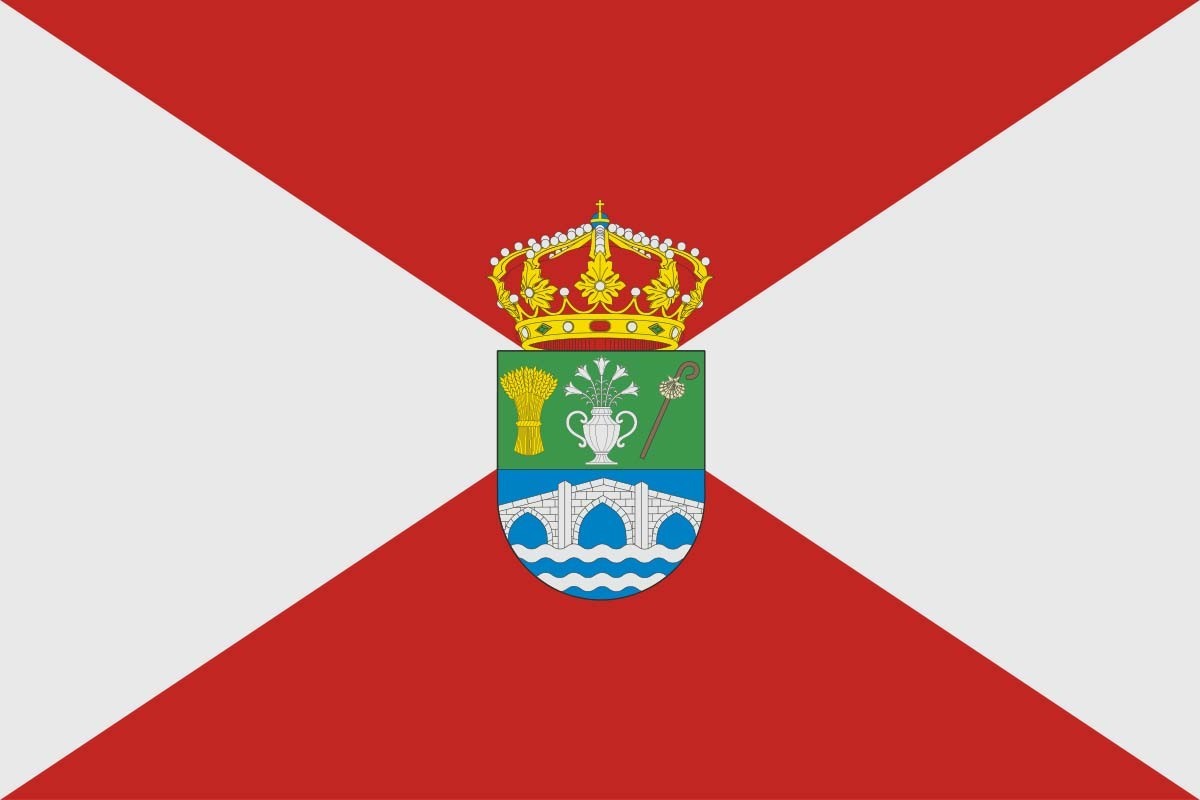 Bandera de mesa de Espino de la Orbada