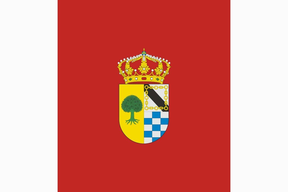 Bandera de mesa de Miranda del Castañar Bandera de mesa de Miranda del Castañar